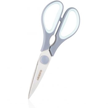 ARDESTO Fresh Ножиці кухонні 21 см, сірий/голубой, нерж. сталь, пластик (AR2121GT) Купить кухонную принадлежность ARDESTO Fresh Ножиці кухонні 21 см, сірий/голубой, нерж. сталь, пластик (AR2121GT) | Фото 1