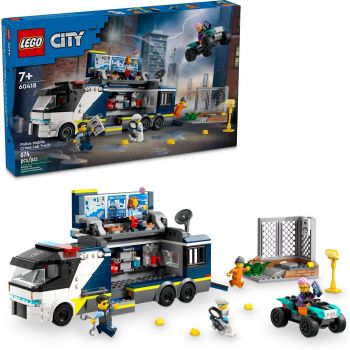 Купить конструктор Конструктор LEGO City Пересувна поліцейська криміналістична лабораторія (60418) | Фото 1