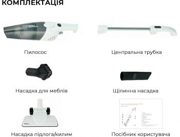 Купить пылесос Пилосос Deerma Corded Hand Stick Vacuum Cleaner DX118C | Фото 2