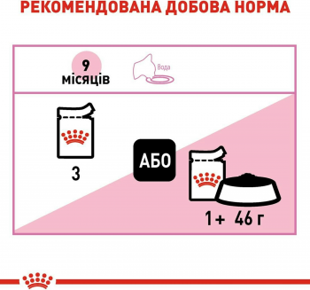 Вологий корм для кошенят Royal Canin Kitten Sterilised шматочки в соусі 85г | Фото 4