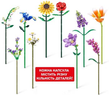 Конструктор у капсулі MAX S1 Садові Квіти (в асорт., в диспл.) (83184GQ1) | Фото 9