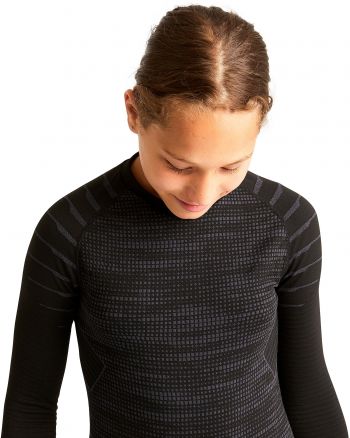 Термофутболка дитяча для футбола Kipsta Keepdry 500 8641696 5-6 р (113-122 см) черная Термофутболка дитяча для футбола Kipsta Keepdry 500 8641696 5-6 р (113-122 см) черная | Фото 8