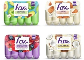 Мило туалетне Fax Крем та кокосове молочко 5*70 г (8690506517090) | Фото 2