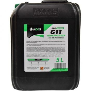 Антифриз Axxis концентрат Eco -80°C Green G11 5л (48021237017) (AX-P999-G11Gr ECO5l) | Фото 1
