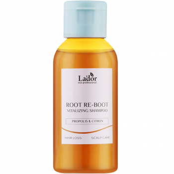 Шампунь LADOR Root Re-Boot Vitalizing Shampoo Propolis & Citron 50мл (8808033025043) | Фото 1