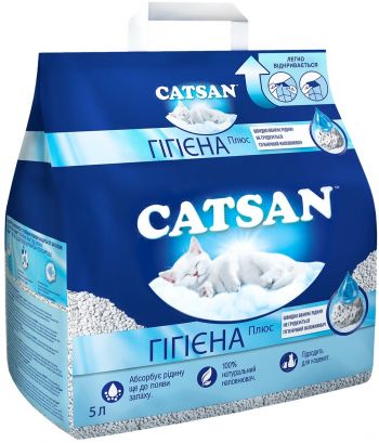 Catsan Hygiene plus 5л (4008429008535) Catsan Hygiene plus 5л (4008429008535) | Фото 3
