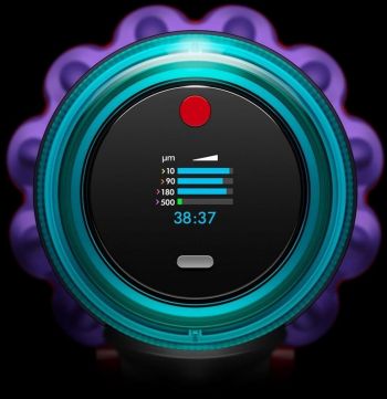 Купить пылесос Акумуляторний пилосос Dyson Gen5 Detect Absolute 446989-01 (Nickel/Purple) | Фото 8