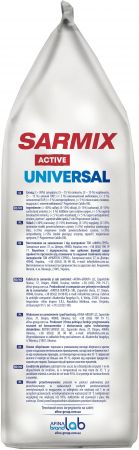 Пральний порошок Sarmix Active Universal для всіх типів прання 750 г (4820268104106) | Фото 1