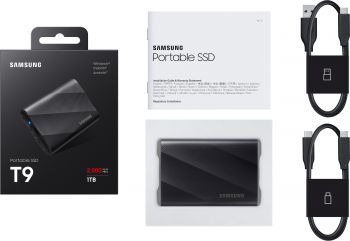 Портативний SSD SAMSUNG 2TB USB 3.2 Gen 2 Type-C T9 Black (MU-PG2T0B/EU) | Фото 15