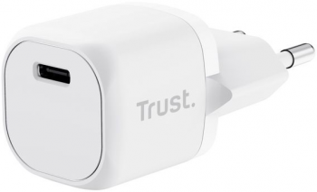 Мережевий зарядний пристрій TRUST Maxo 20W USB-C PD White (25205_TRUST) | Фото 5