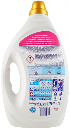 Гель для прання Losk Color Ароматерапія Ефірні олії та аромат Малазійської квітки 2.25 л | Фото 4