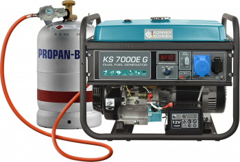 Генератор газово-бензиновий Konner&Sohnen KS 7000E G, 230В, 5.5кВт (KS7000EG) Генератор газово-бензиновий Konner&Sohnen KS 7000E G, 230В, 5.5кВт (KS7000EG) | Фото 8
