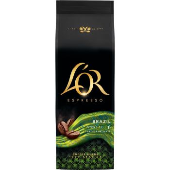 Кава L`OR зерна Espresso Brazil, 500г, 100% арабіка (8711000464649) | Фото 1