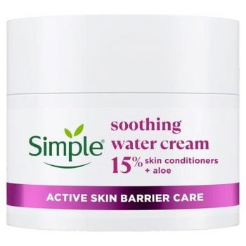 Купить крем для лица Крем заспокійливий Simple Active skin barrier care з алое та кондиціонерами для шкіри 50мл (8720181406201) | Фото 2
