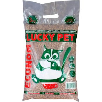 Наповнювач для котячого туалету Lucky Pet з деревини економ 3кг/5л (4820224210070) Наповнювач для котячого туалету Lucky Pet з деревини економ 3кг/5л (4820224210070) | Фото 1