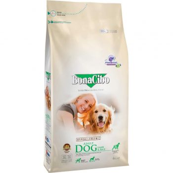 Сухий корм для дорослих собак BonaCibo Adult Dog Lamb&Rice з ягням та рисом 4 кг | Фото 1