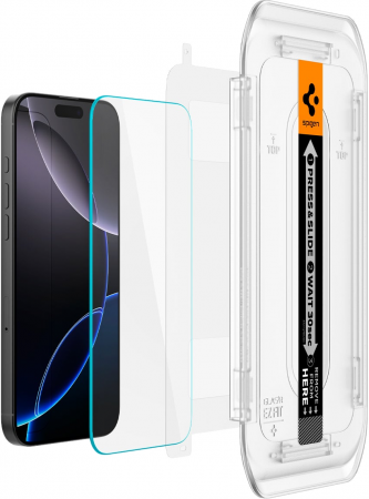 Захисне скло Spigen для APPLE iPhone 16 Pro Glas.tR EZ Fit (2 Pack) (AGL07928) Захисне скло Spigen для APPLE iPhone 16 Pro Glas.tR EZ Fit (2 Pack) (AGL07928) | Фото 3