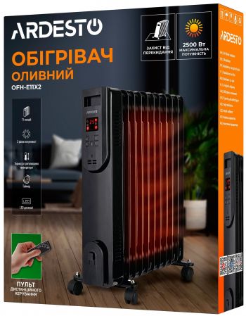 Масляный радиатор ARDESTO OFH-E11X2 Купить обогреватель Масляный радиатор ARDESTO OFH-E11X2 | Фото 12