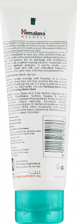 Скраб для вмивання Himalaya Herbals очищуючий з німом і абрикосом 75мл | Фото 2