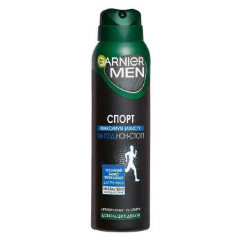 Купить дезодорант и антипреспирант Антиперспірант Garnier Men Mineral Спорт спрей 150мл (3600541254664) | Фото 1