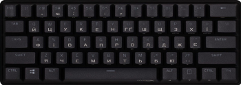 Ігрова клавіатура HyperX Alloy Origins 60 Red USB RGB ENG/UA, Black (4P5N4AA) Ігрова клавіатура HyperX Alloy Origins 60 Red USB RGB ENG/UA, Black (4P5N4AA) | Фото 3