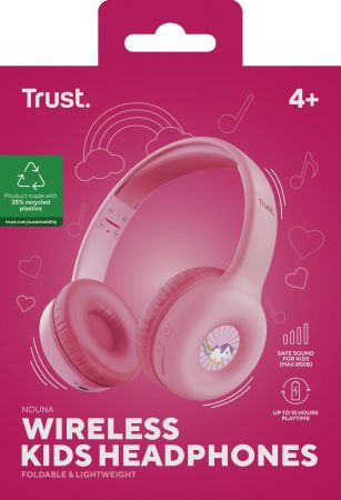 Навушники TRUST On-ear Nouna Kids Wireless Mic Pink (25274_TRUST) Навушники TRUST On-ear Nouna Kids Wireless Mic Pink (25274_TRUST) | Фото 6