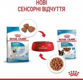 Вологий корм для цуценят Royal Canin X-Small Puppy 85г Вологий корм для цуценят Royal Canin X-Small Puppy 85г | Фото 8