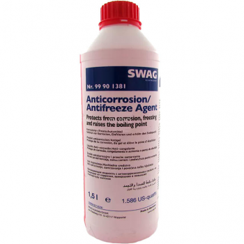 Антифриз Swag G12 -80°C червоний 1.5л 99901381 (4044688513519) | Фото 1