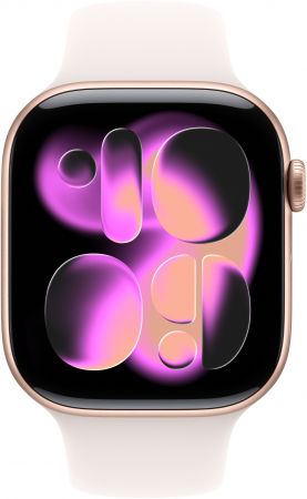 Смартгодинник APPLE Watch Series 11 GPS 42mm Rose Gold Aluminium Case with Light Blush Sport Band - M/L (MEU44RK/A) Купить умные часы Смартгодинник APPLE Watch Series 11 GPS 42mm Rose Gold Aluminium Case with Light Blush Sport Band - M/L (MEU44RK/A) | Фото 2