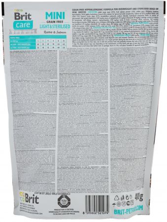 Сухий корм для дорослих собак Brit Care Mini Light & Sterilised (8595602521074) | Фото 2