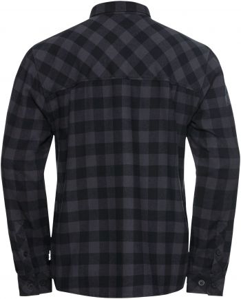 Сорочка чоловіча Jack Wolfskin Lite Flannel Shirt M A65026_T0156 S чорна/сіра (4064886564007) Сорочка чоловіча Jack Wolfskin Lite Flannel Shirt M A65026_T0156 S чорна/сіра (4064886564007) | Фото 4