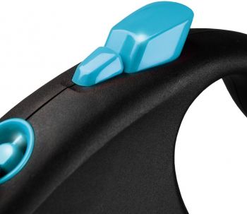 Повідець-рулетка Flexi Black Design L до 50 кг 5 м блакитний (4000498034132) Повідець-рулетка Flexi Black Design L до 50 кг 5 м блакитний (4000498034132) | Фото 2