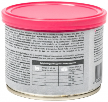 Вологий корм для котів Pet Chef шматочки в желе з індичкою 200г | Фото 5