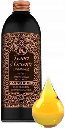 Крем-гель для ванни Tesori d`Oriente Хаммам олія аргани та апельсиновий цвіт 500мл (8008970005591) | Фото 3