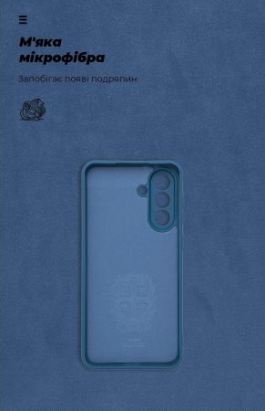 Чохол ArmorStandart ICON для SAMSUNG A56 5G Camera cover Dark Blue (ARM82588) | Фото 3