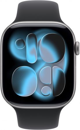 Смартгодинник APPLE Watch Series 11 GPS 46mm Space Grey Aluminium Case with Black Sport Band - S/M Смартгодинник APPLE Watch Series 11 GPS 46mm Space Grey Aluminium Case with Black Sport Band - S/M | Фото 2