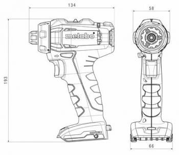 METABO PowerMaxx SB 12 Set, 2x2Ah, з/у, кофр, набор (601036870) METABO PowerMaxx SB 12 Set, 2x2Ah, з/у, кофр, набор (601036870) | Фото 3