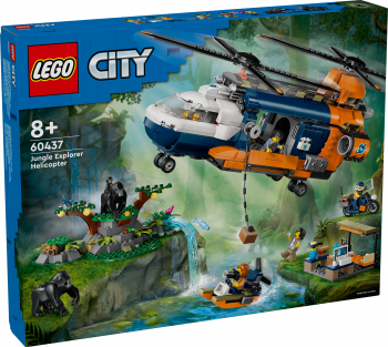 Купить конструктор Конструктор LEGO City Вертолот у базовому таборі для дослідження джунглів (60437) | Фото 8