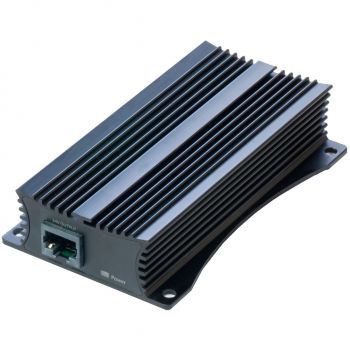 Купить пассивное сетевое оборудование Перетворювач напруги MikroTik 48 to 24V Gigabit PoE Converter (RBGPOE-CON-HP) | Фото 1