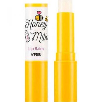 Бальзам для губ A'PIEU Honey&Milk Lip Balm живильний 3,3г (8806185780087) | Фото 1