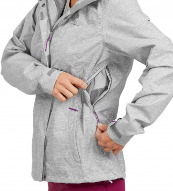 Куртка жіноча для гірського туризму Quechua MH100 8492378 XXS сіра (2556246_Quechua) | Фото 7