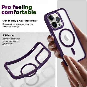 Чохол ArmorStandart Unit MagSafe для APPLE iPhone 13 Pro Purple (ARM75200) Чохол ArmorStandart Unit MagSafe для APPLE iPhone 13 Pro Purple (ARM75200) | Фото 3