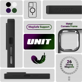 Чохол ArmorStandart Unit MagSafe для APPLE iPhone 12 Pro Max Black (ARM66934) | Фото 2