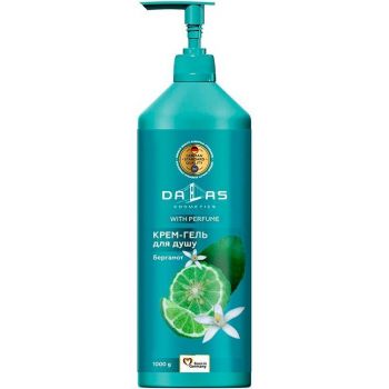 Крем-гель для душу DALAS Бергамот 1000г (4823128004806) Крем-гель для душу DALAS Бергамот 1000г (4823128004806) | Фото 1