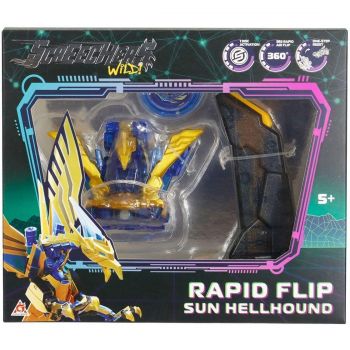 Ігровий набір Screechers Wild S5 L0.5 – Сан Хеллхаунд (запускник, машинка-трансформер) (EU686104B) | Фото 1