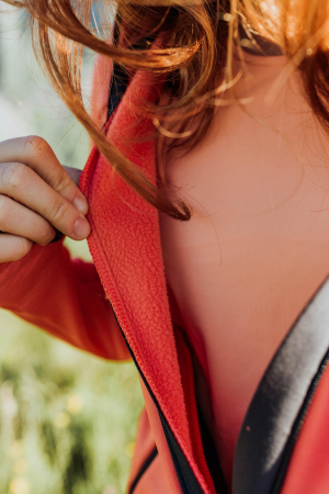 Флісова кофта жіноча для туризму Quechua MH520 8649067 L помаранчева (4333255_Quechua) Флісова кофта жіноча для туризму Quechua MH520 8649067 L помаранчева (4333255_Quechua) | Фото 2