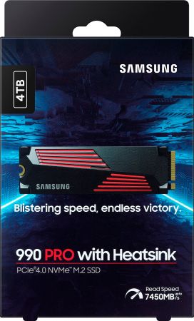 SSD накопичувач SAMSUNG M.2 4TB PCIe 4.0 990PRO+радіатор (MZ-V9P4T0CW) SSD накопичувач SAMSUNG M.2 4TB PCIe 4.0 990PRO+радіатор (MZ-V9P4T0CW) | Фото 13