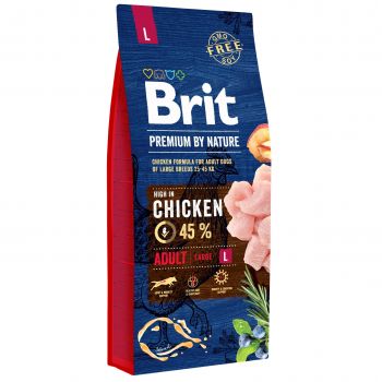 Brit Premium Dog Adult L з куркою 15 kg (8595602526468) | Фото 1