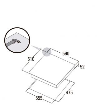 Варильна поверхня газова CATA CCI 6031 BK (08041501) Варильна поверхня газова CATA CCI 6031 BK (08041501) | Фото 3