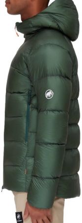 Пухова куртка Mammut (1013-02660) Meron IN Hooded Jacket 2024 Woods-Black XL зелений (7619876354655) | Фото 4